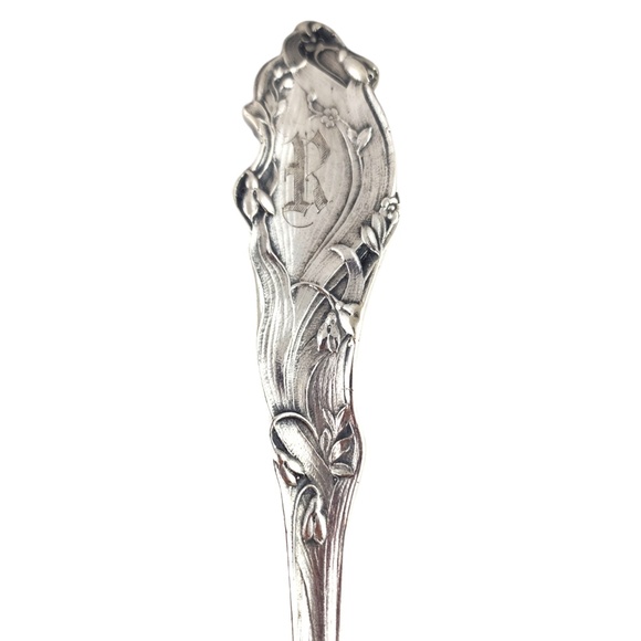 Gorham Sterling Silver Berry Serving Spoon 10" #158 #18702 - Picture 8 of 9